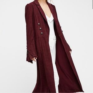 SELLING TBD *Rare* Free People Sparrow duster coat